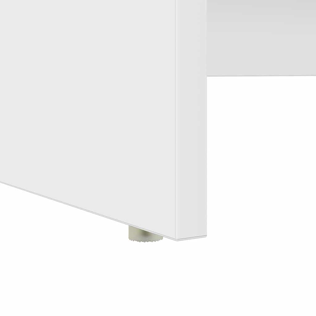 Desk with Drawer White 120.5 x 44 x 88.5 cm Engineered Wood