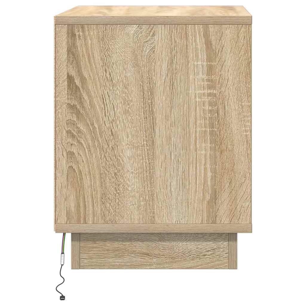Bedside Cabinet 2 pcs Sonoma Oak 44 x 34.5 x 45 cm