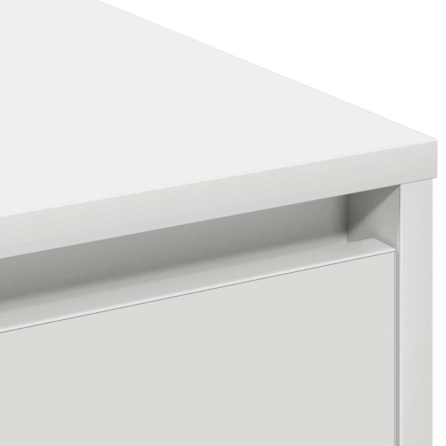 LED Sideboard White 71 x 34.5 x 75 cm Engineered Wood
