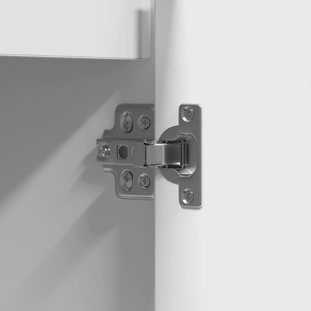 vidaXL Sideboard with Shelf White 90 x 32 x 75 cm Engineered wood