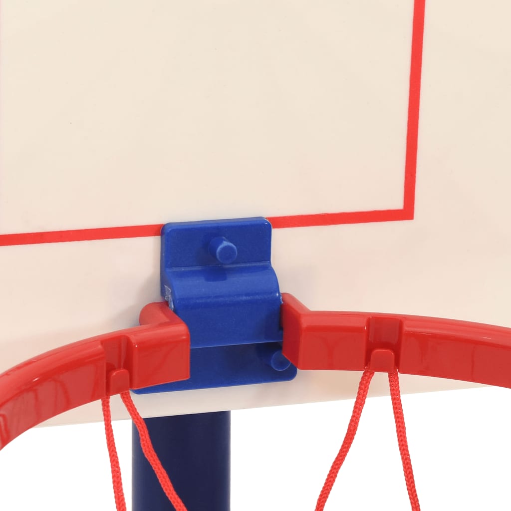 Basketball Stand with Ball and Pump Adjustable Height 90/121 cm