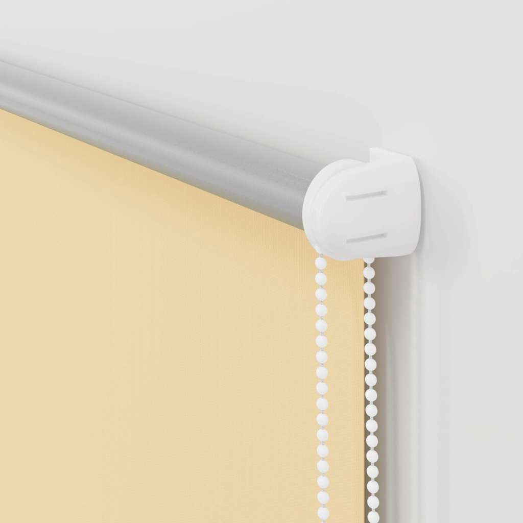 Roller Blind Blackout Beige 105x150 cm Fabric Width 100.7 cm Polyester