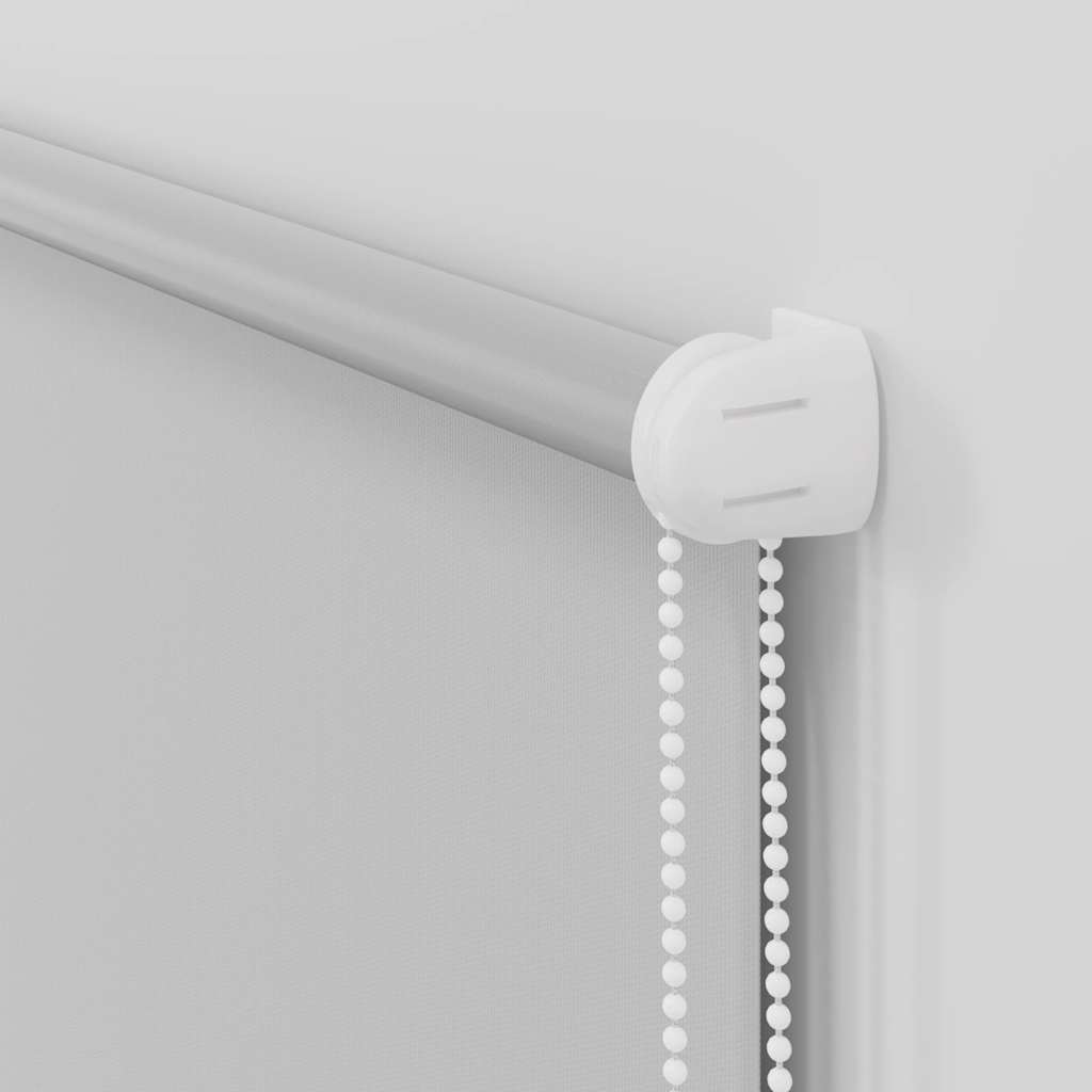 Roller Blind Blackout Light Grey 65x210 cm Fabric Width 60.7 cm Polyester