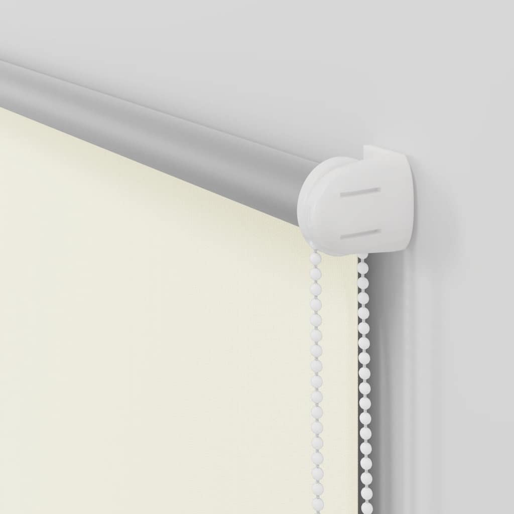 Roller Blind Blackout Off White 75x210 cm Fabric Width 70.7 cm Polyester