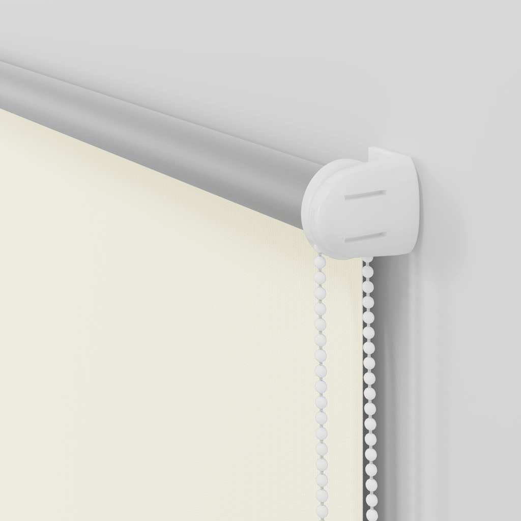 Roller Blind Blackout Off White 90x230 cm Fabric Width 85.7 cm Polyester