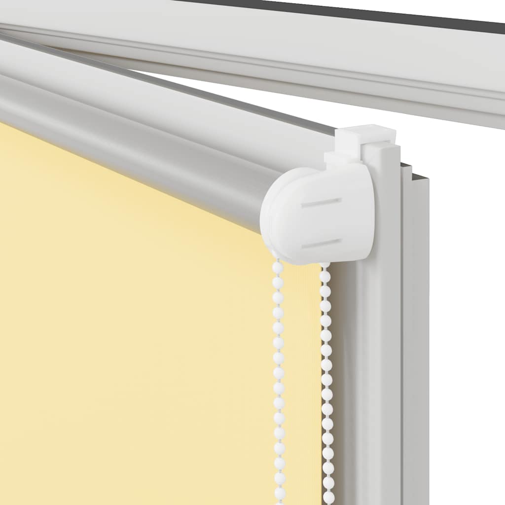 Roller Blind Blackout Yellow 70x130 cm Fabric Width 65.7 cm Polyester