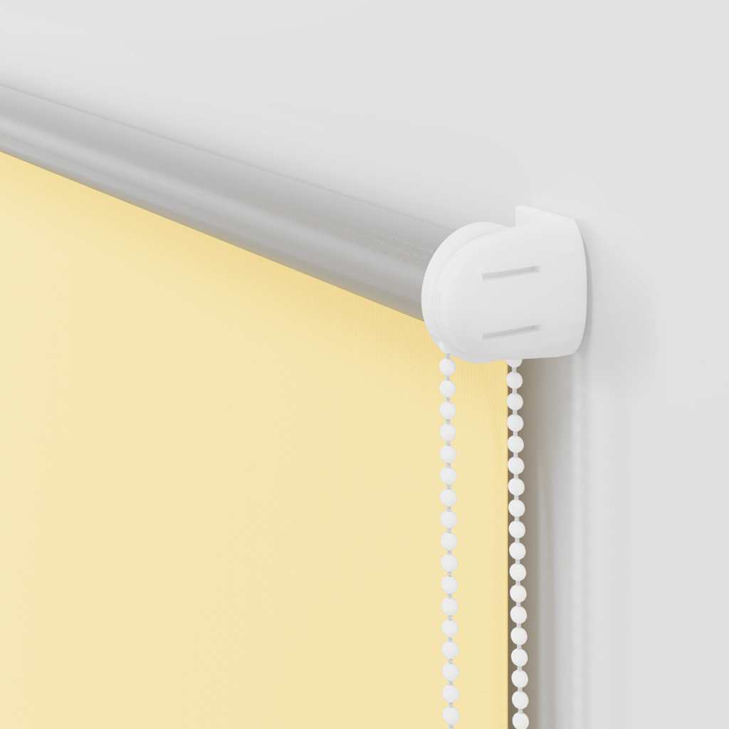 Roller Blind Blackout Yellow 95x130 cm Fabric Width 90.7 cm Polyester