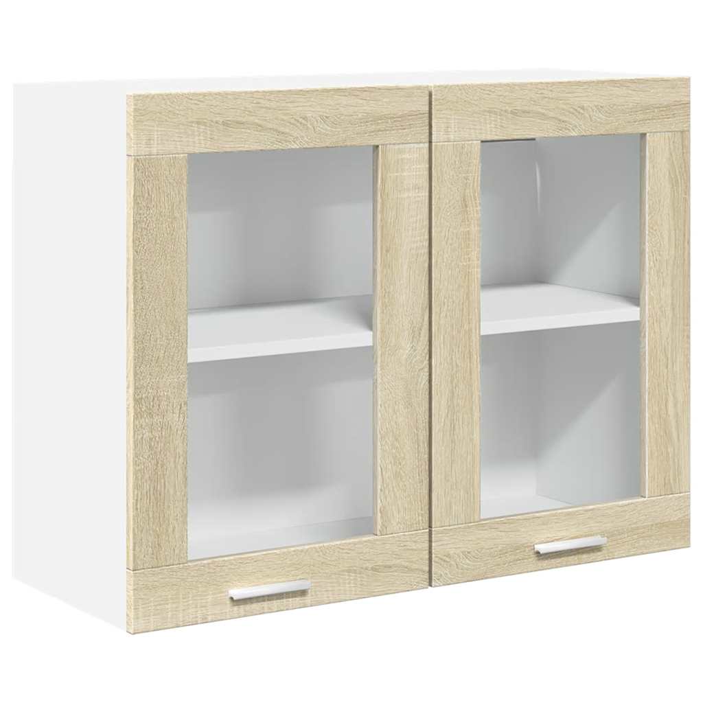 8 Piece Kitchen Cabinet Set "Lyon" Sonoma Oak Engineered Wood