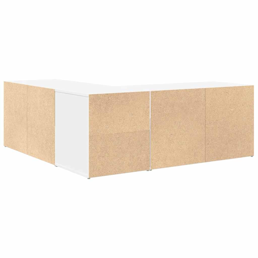 Corner Cabinet White 200x40x45 cm Engineered Wood