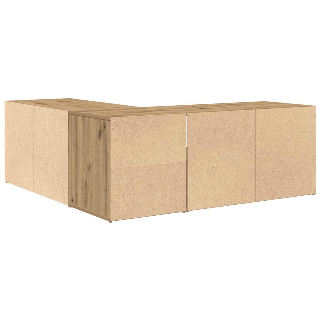 Corner Cabinet Artisian Oak 200x40x45 cm Engineered Wood
