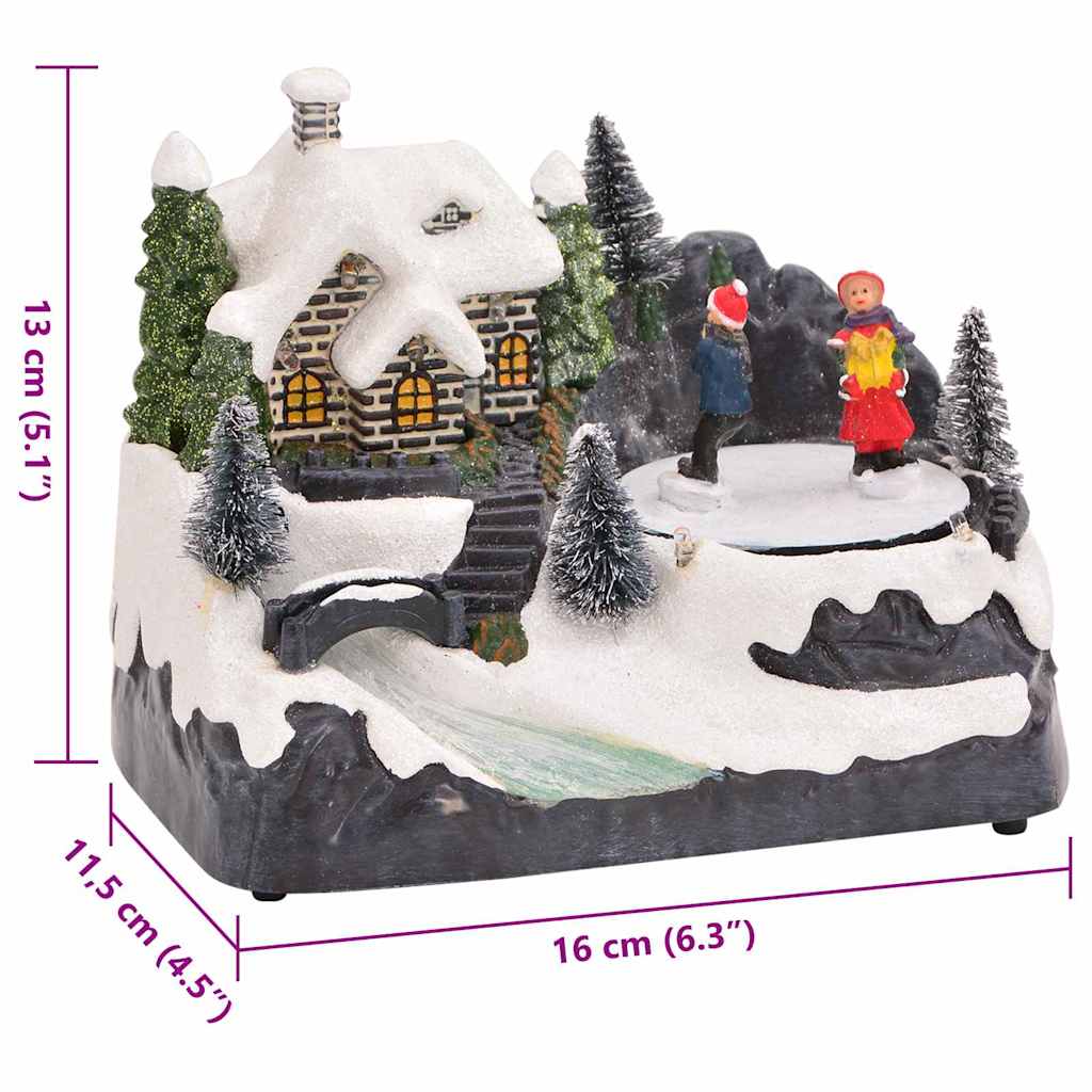 Christmas Tabletop Multicolour 16 x 11.5 x 13 cm Plastic