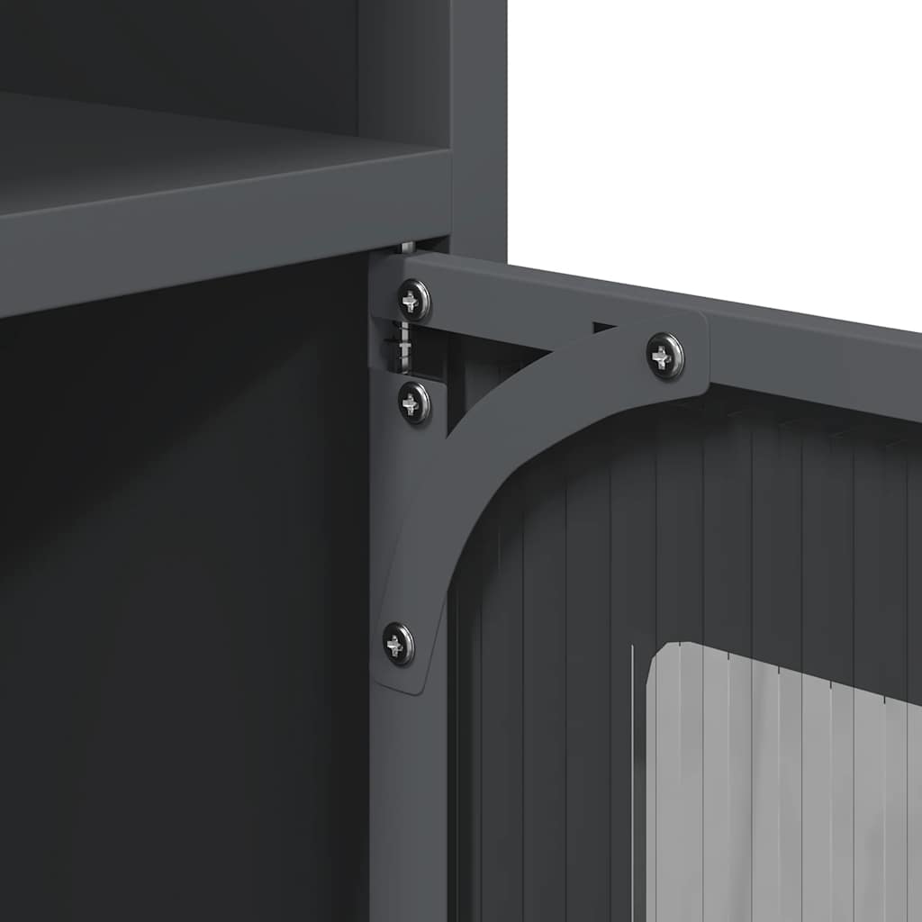 Sideboard Anthracite 100,5x39x107 cm Cold-rolled Steel