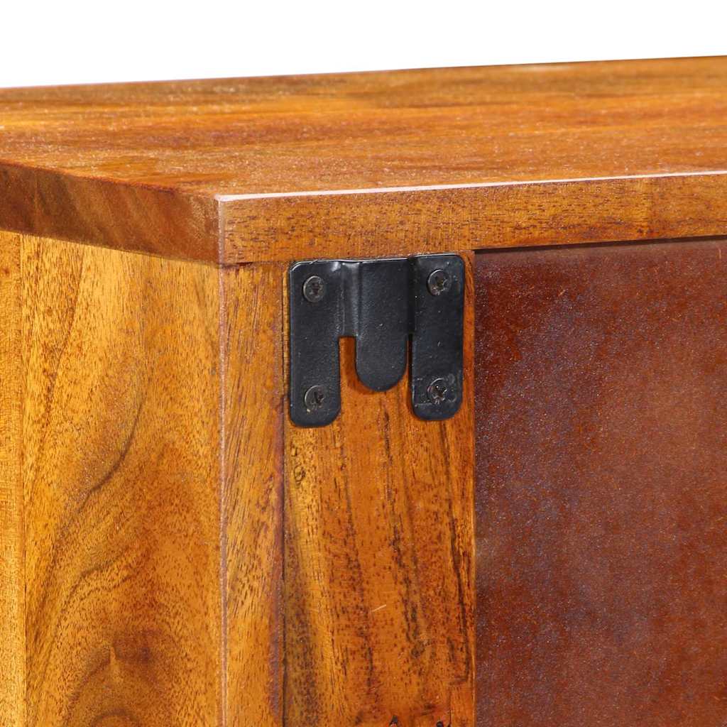 Bedside Cabinet with Drawer 2 pcs Brown 35 x 30 x 22 cm
