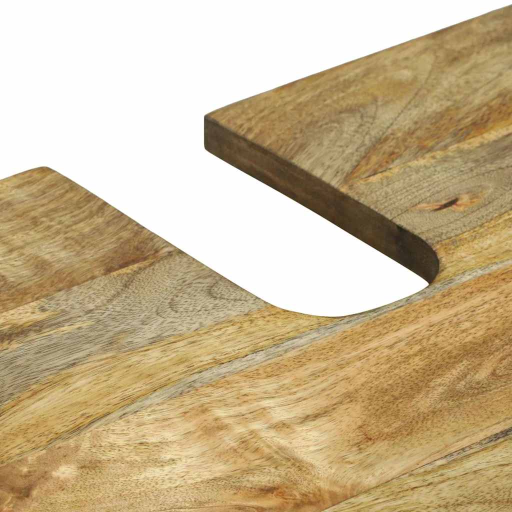 Bathroom Furniture Set 5 pcs Natural Engineered Wood