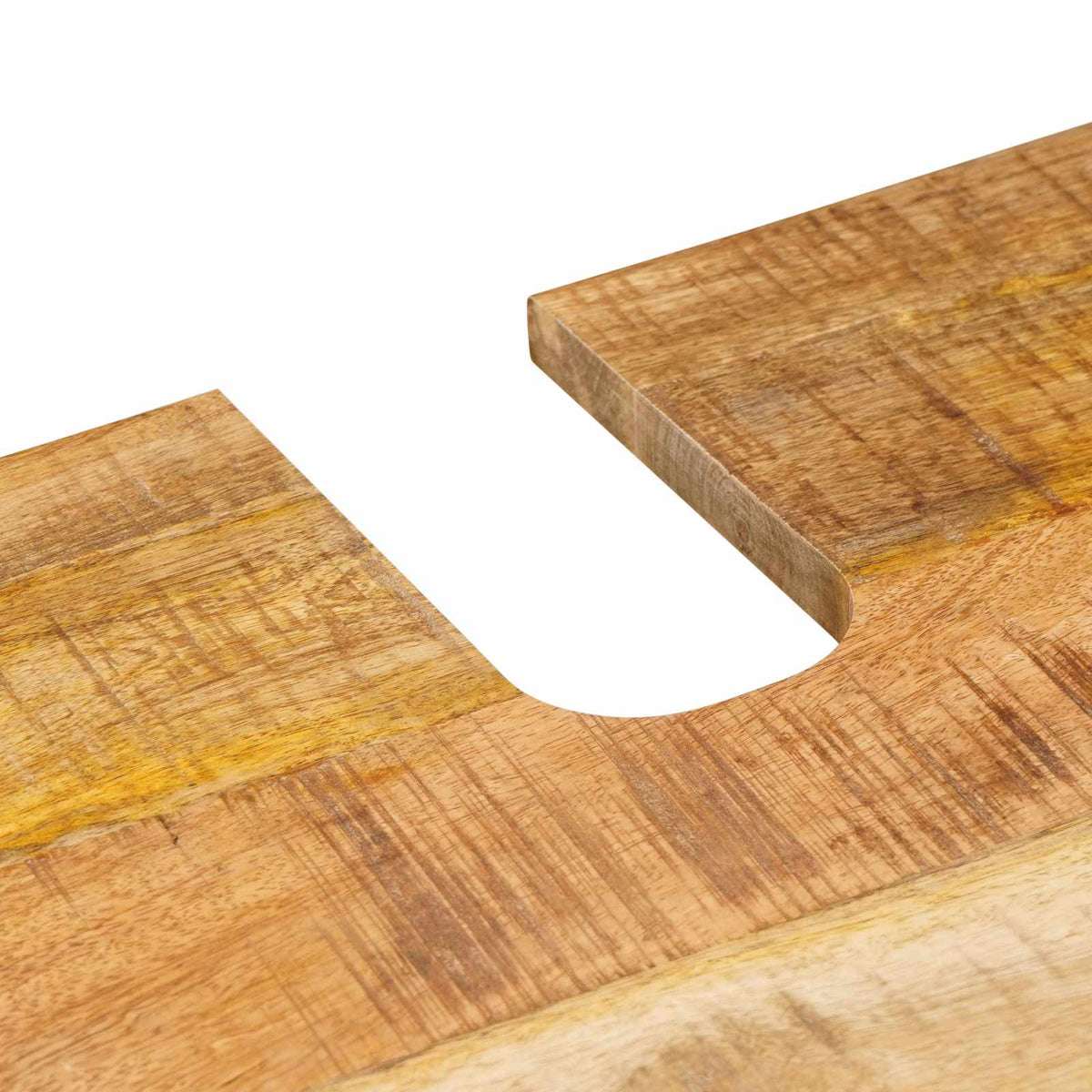 Bathroom Sets 5 pcs Natural Solid Mango Wood