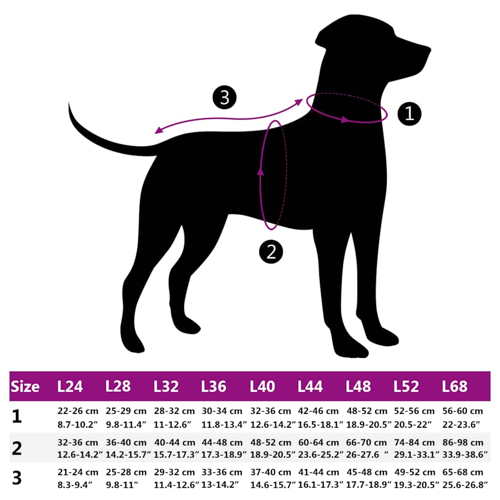 Dog Coat with Harness Waterproof Reflective Navy Blue L40