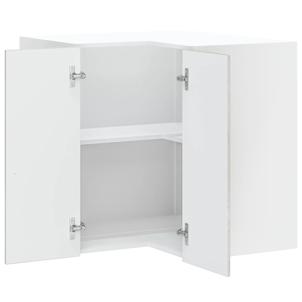 Kitchen Wall Corner Cabinet "Kalmar" Concrete Grey
