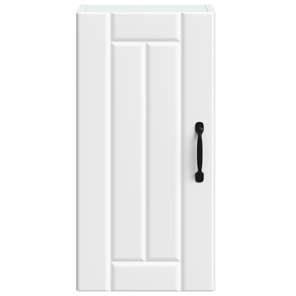 Kitchen Wall Cabinet "Lucca" White Engineered Wood