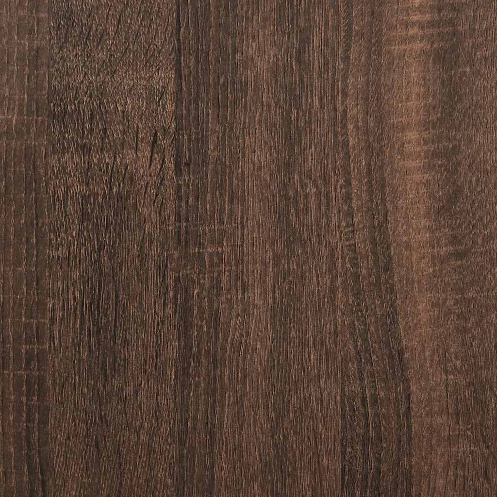 Kitchen Wall Cabinet "Lucca" Brown Oak Engineered Wood