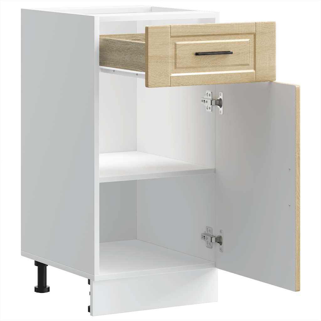 Kitchen Base Cabinet "Porto" Sonoma Oak Engineered Wood