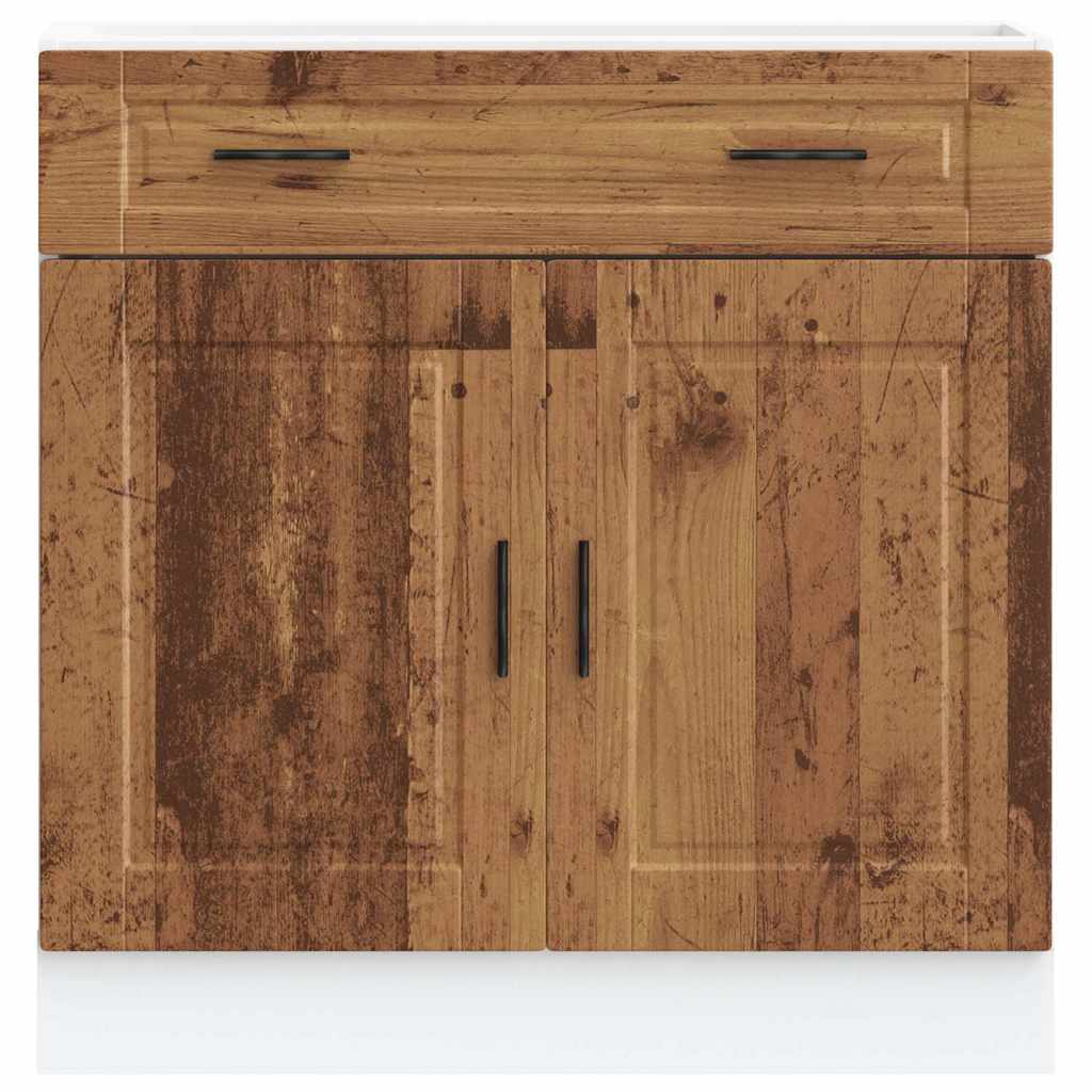 Kitchen Base Cabinet "Porto" Old Wood Engineered Wood