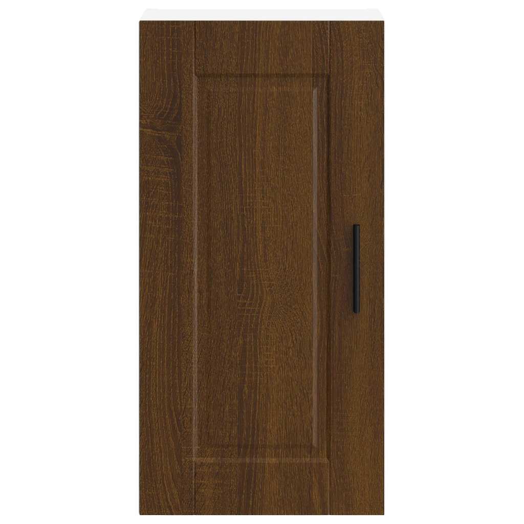 Kitchen Wall Cabinet "Porto" Brown Oak Engineered Wood