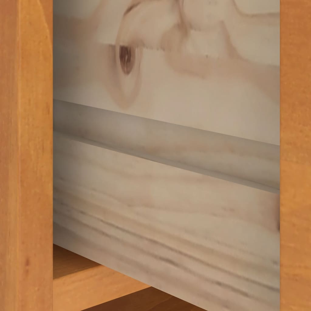 Hall Tree "SANDNES" 45x40x159,5 cm Solid Wood Pine