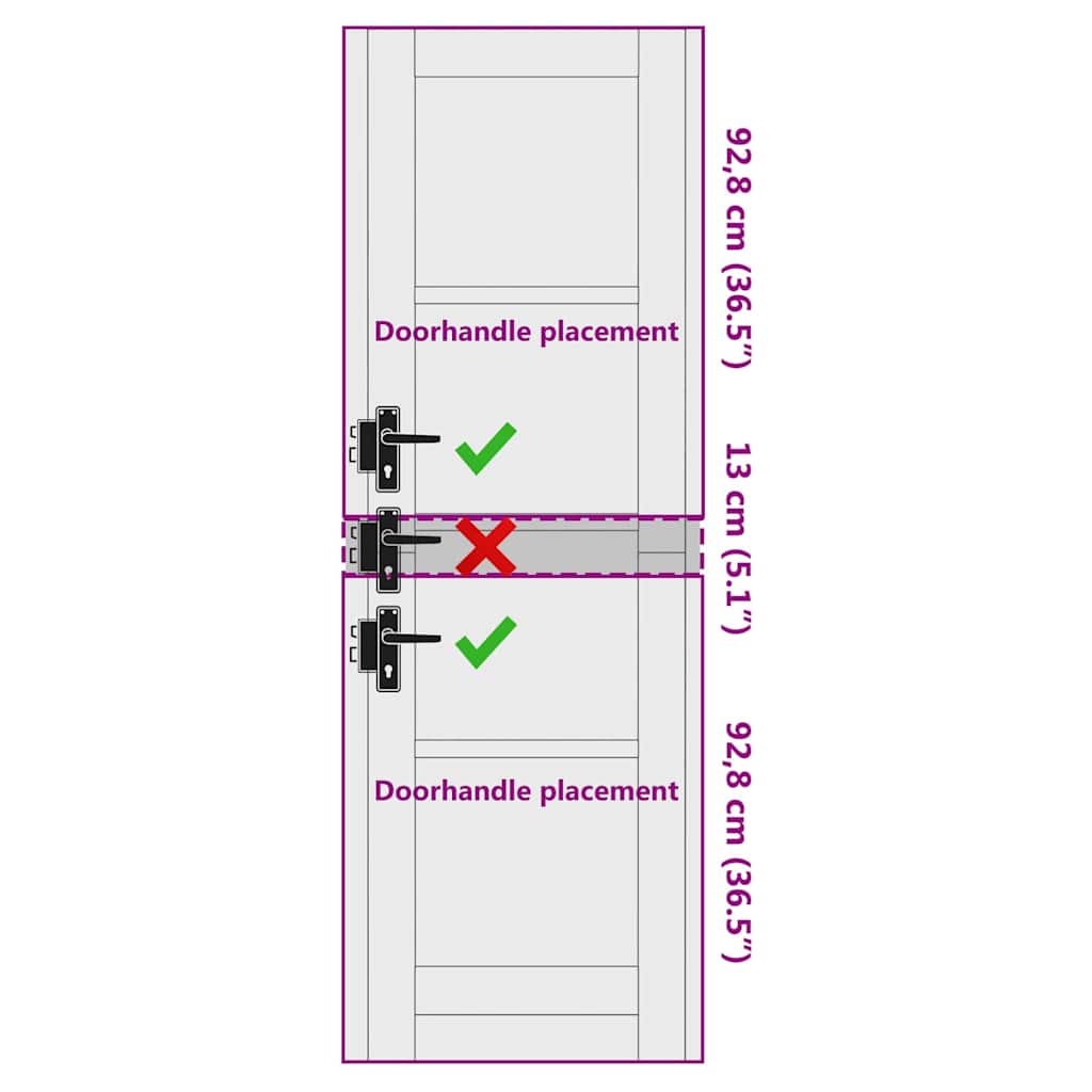 Interior Door ORKDAL White Primed 61 x 198.5 cm