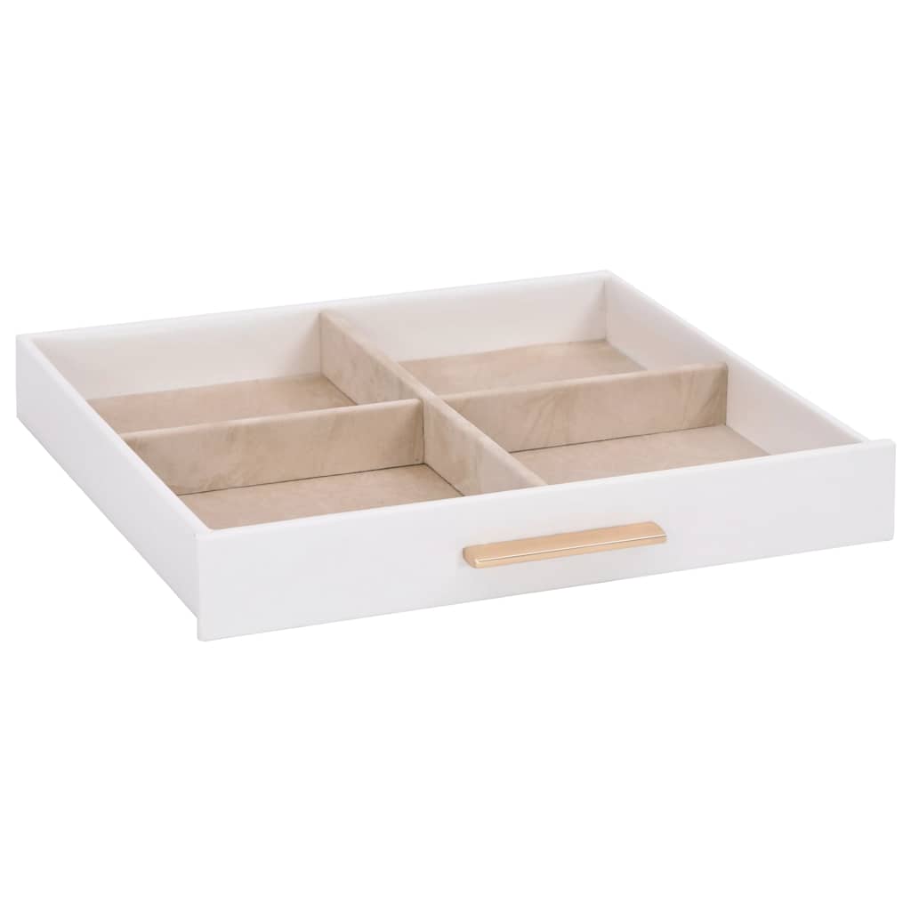 Jewellery Box 3-Layer White 23x20,5x14 cm