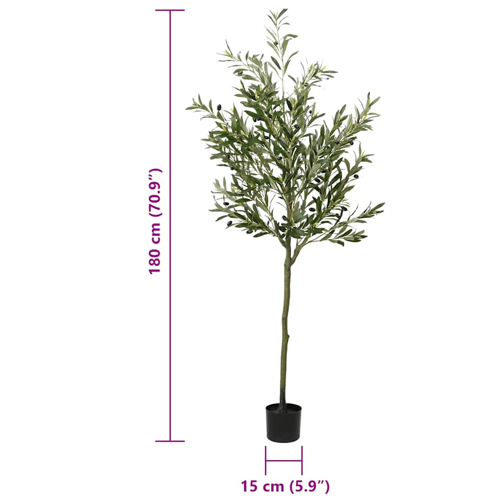 Artificial Olive Tree 700 Leaves 165 cm Green