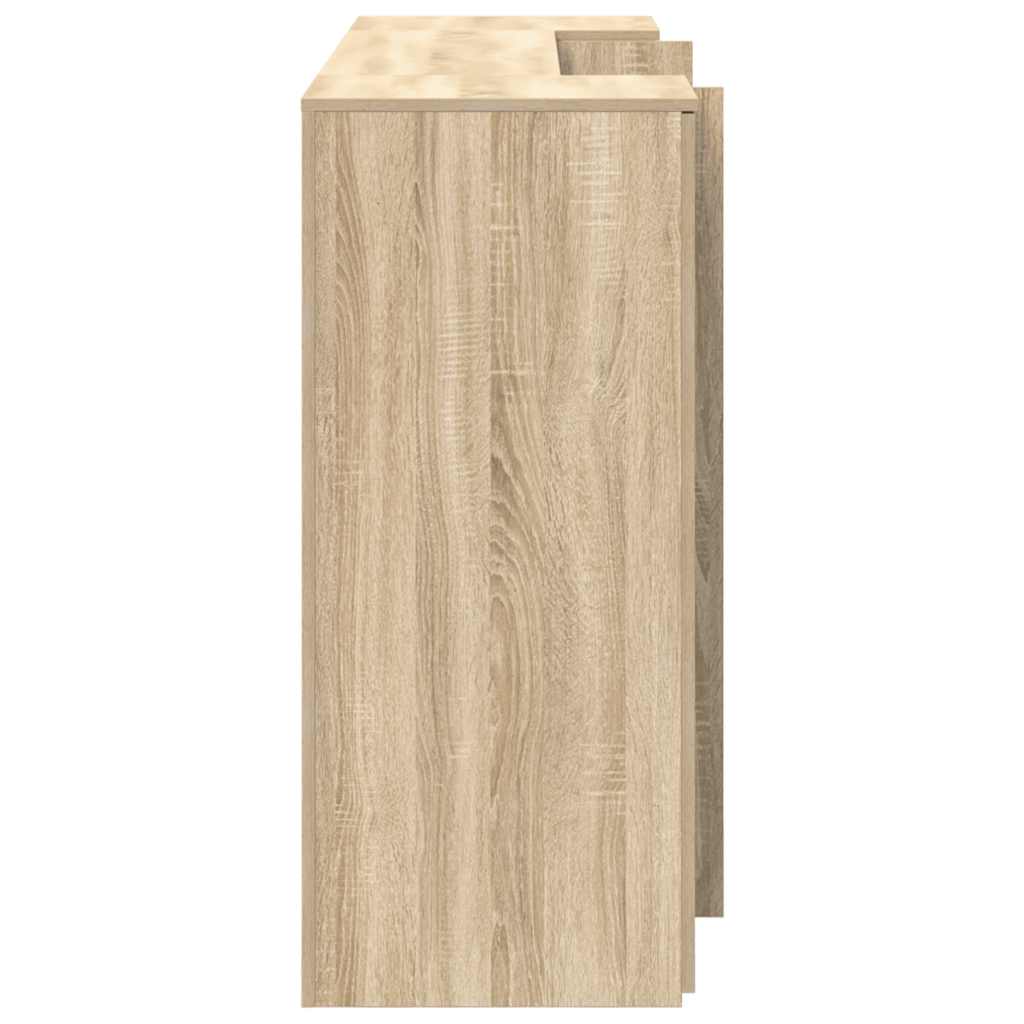 Reception Desk Sonoma Oak 180x50x103,5 cm Engineered Wood