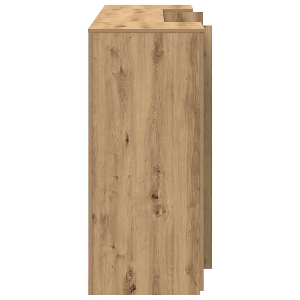 Reception Desk Artisan Oak 180x50x103,5 cm Engineered Wood