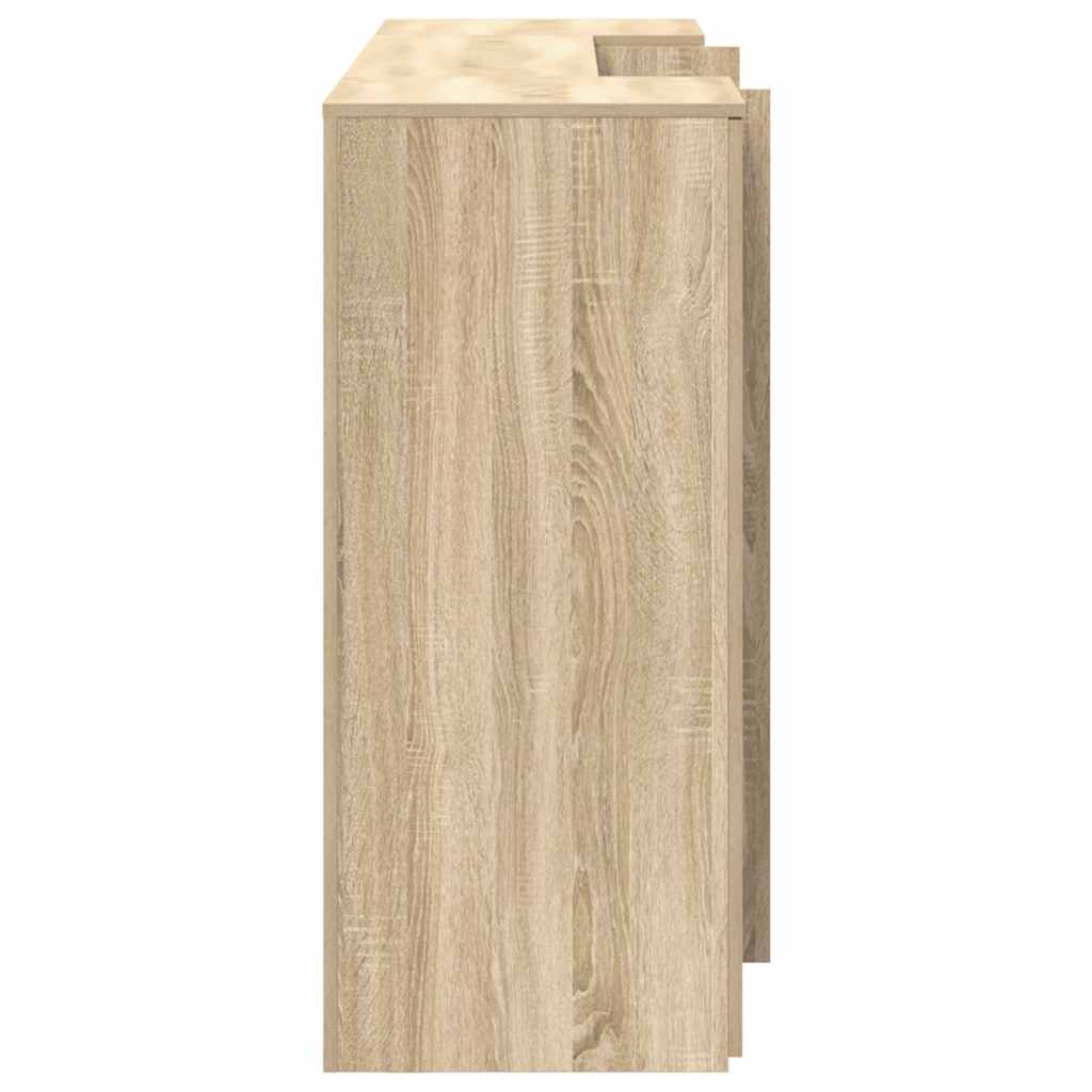 Reception Desk Sonoma Oak 200x50x103,5 cm Engineered Wood