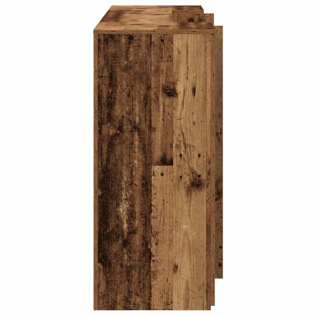 Reception Desk Old Wood 200x50x103,5 cm Engineered Wood