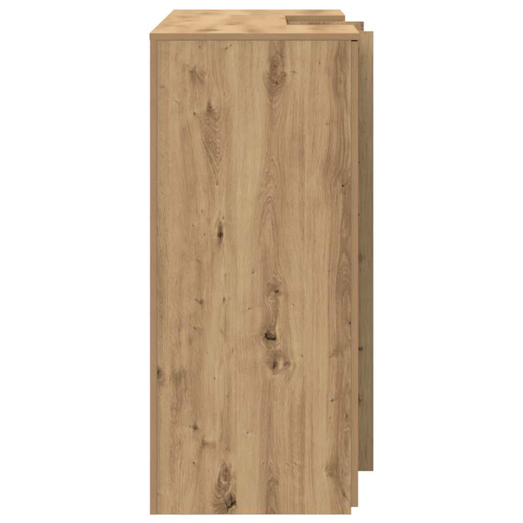 Reception Desk Artisan Oak 135x50x103,5 cm Engineered Wood