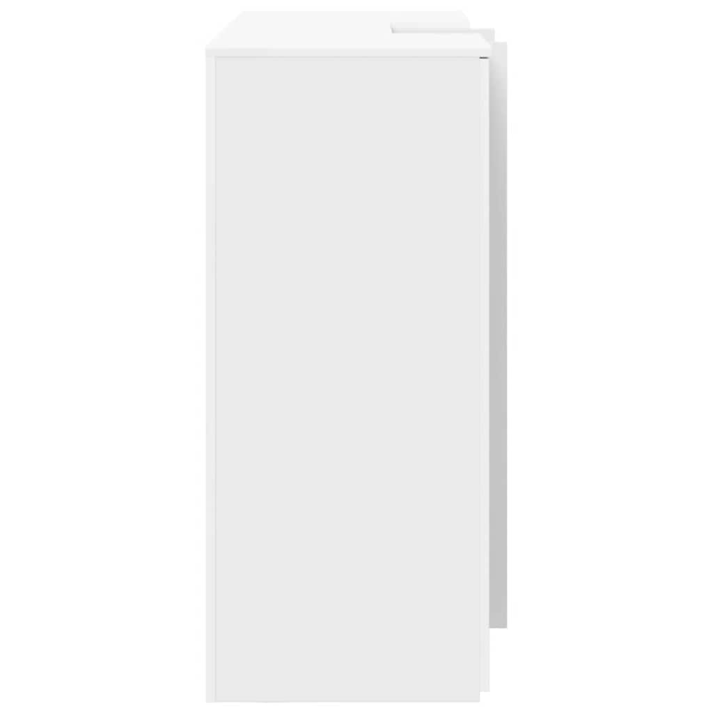 Reception Desk White 155x50x103,5 cm Engineered Wood