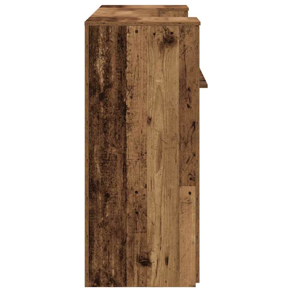 Reception Desk Old Wood 180x50x103,5 cm Engineered Wood