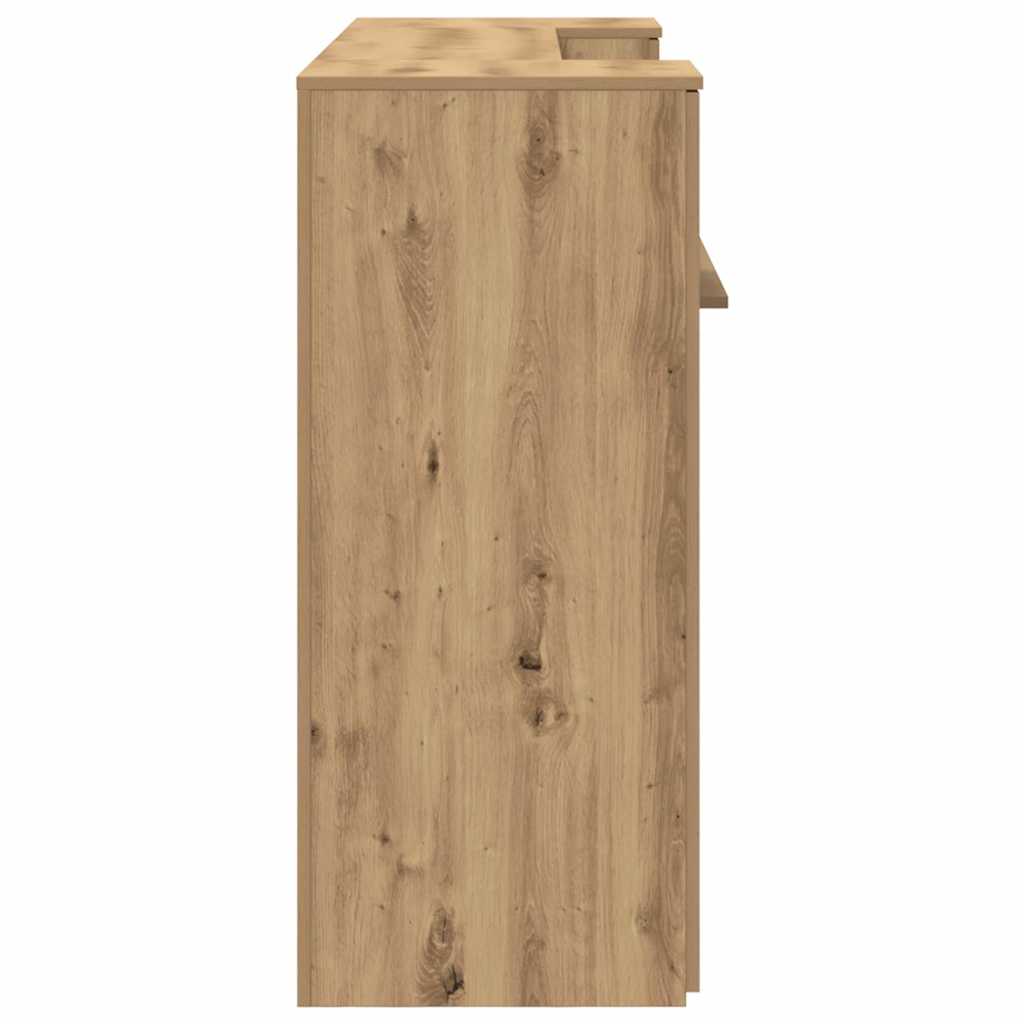 Reception Desk Artisan Oak 180x50x103,5 cm Engineered Wood