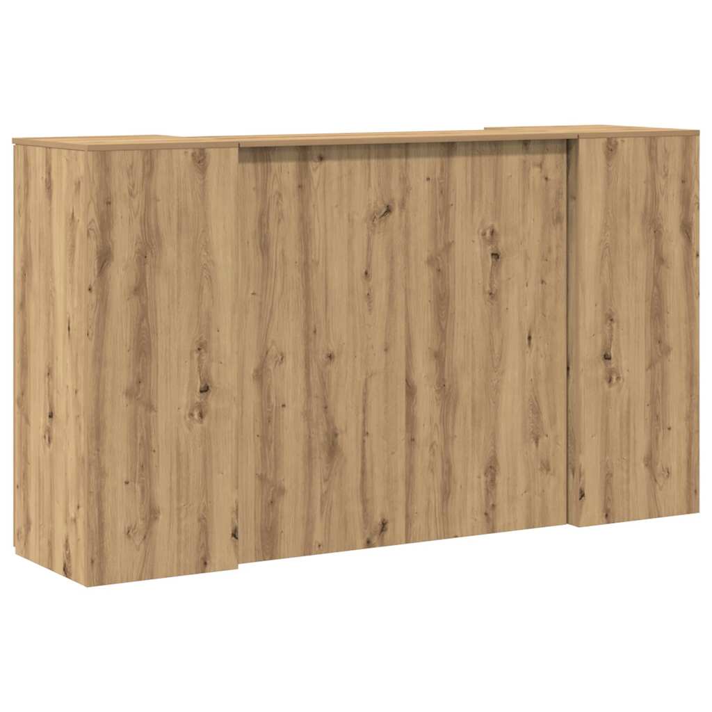 Reception Desk Artisan Oak 180x50x103,5 cm Engineered Wood