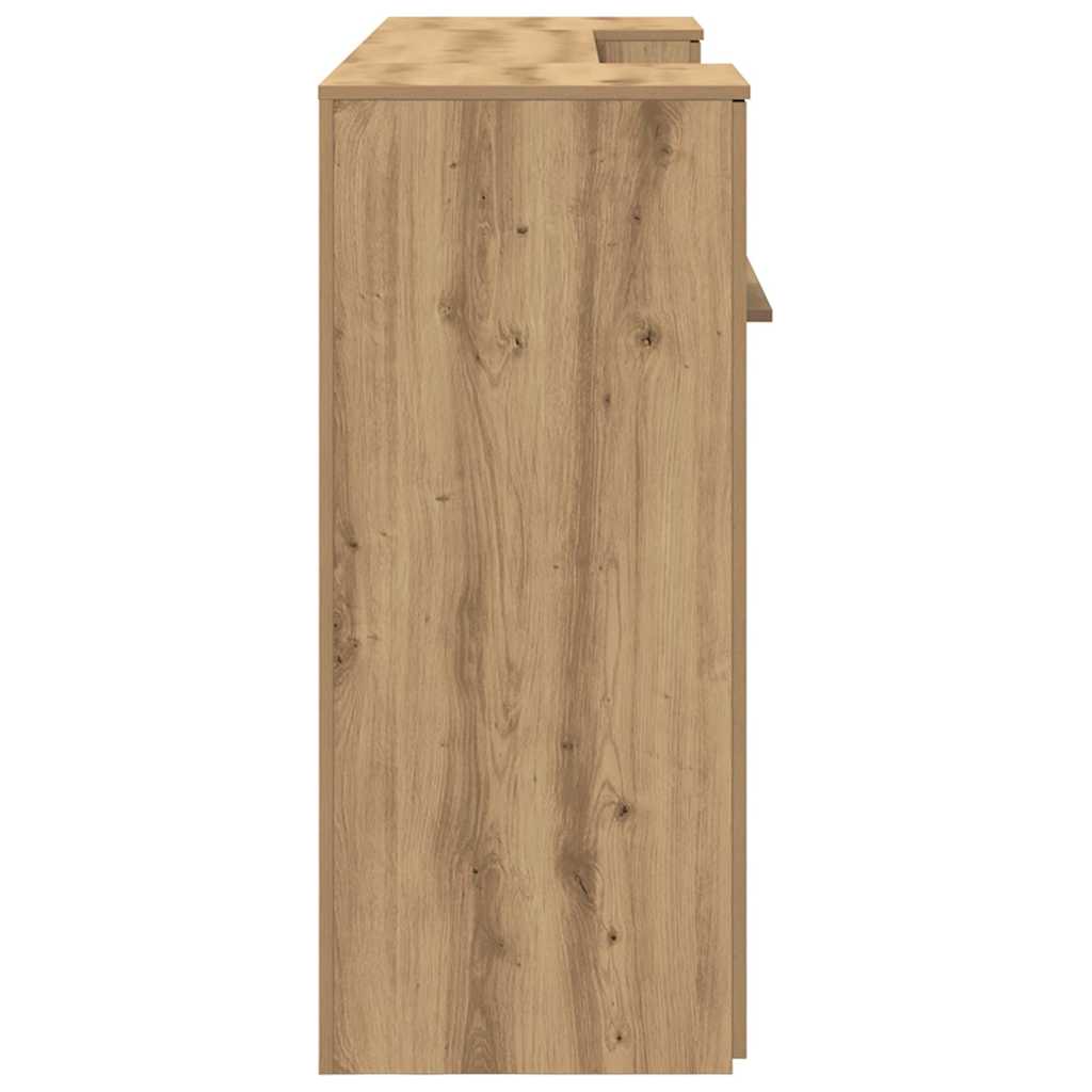 Reception Desk Artisan Oak 200x50x103,5 cm Engineered Wood