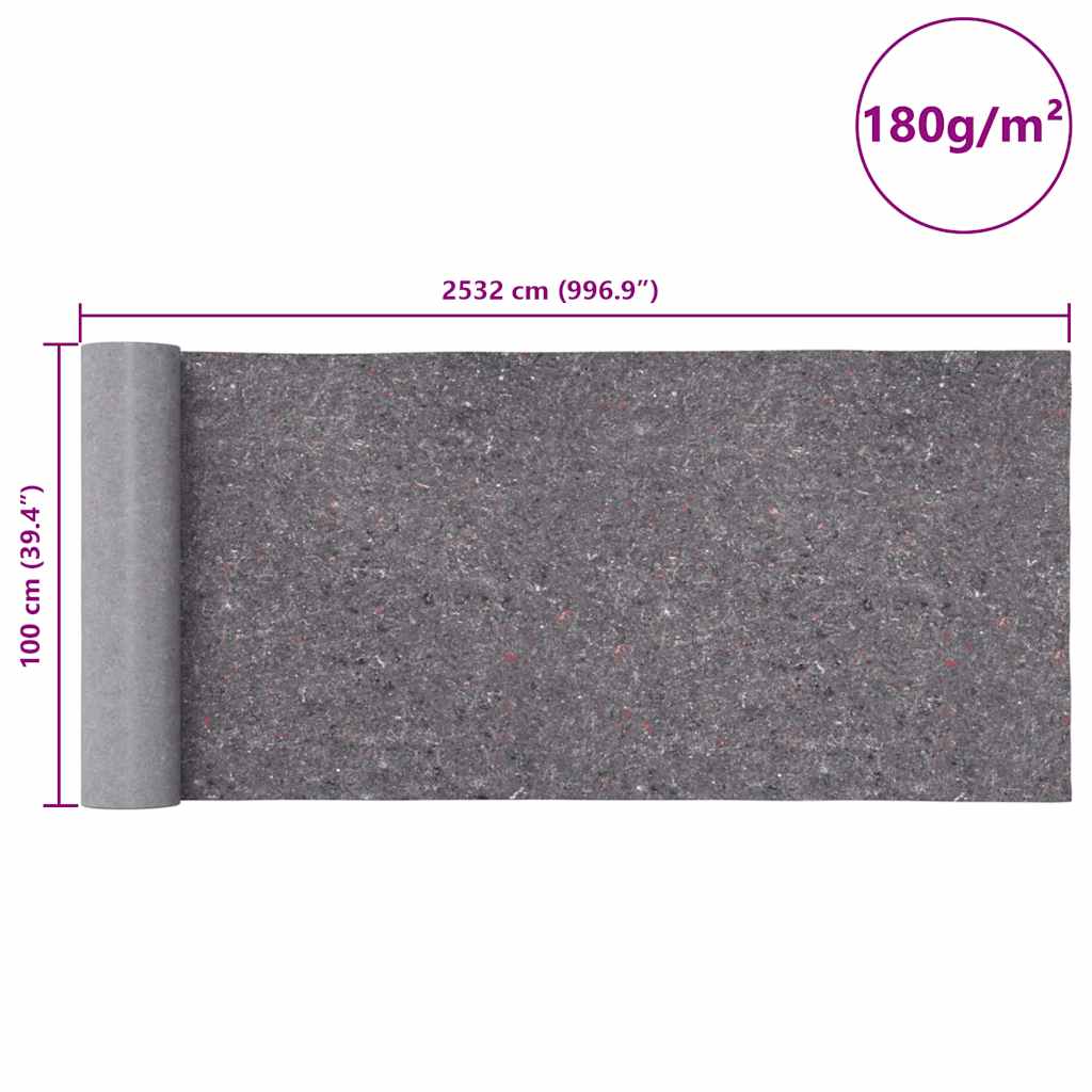 Non-slip Painter Fleeces 2 pcs 25 m 180 g/m² Grey
