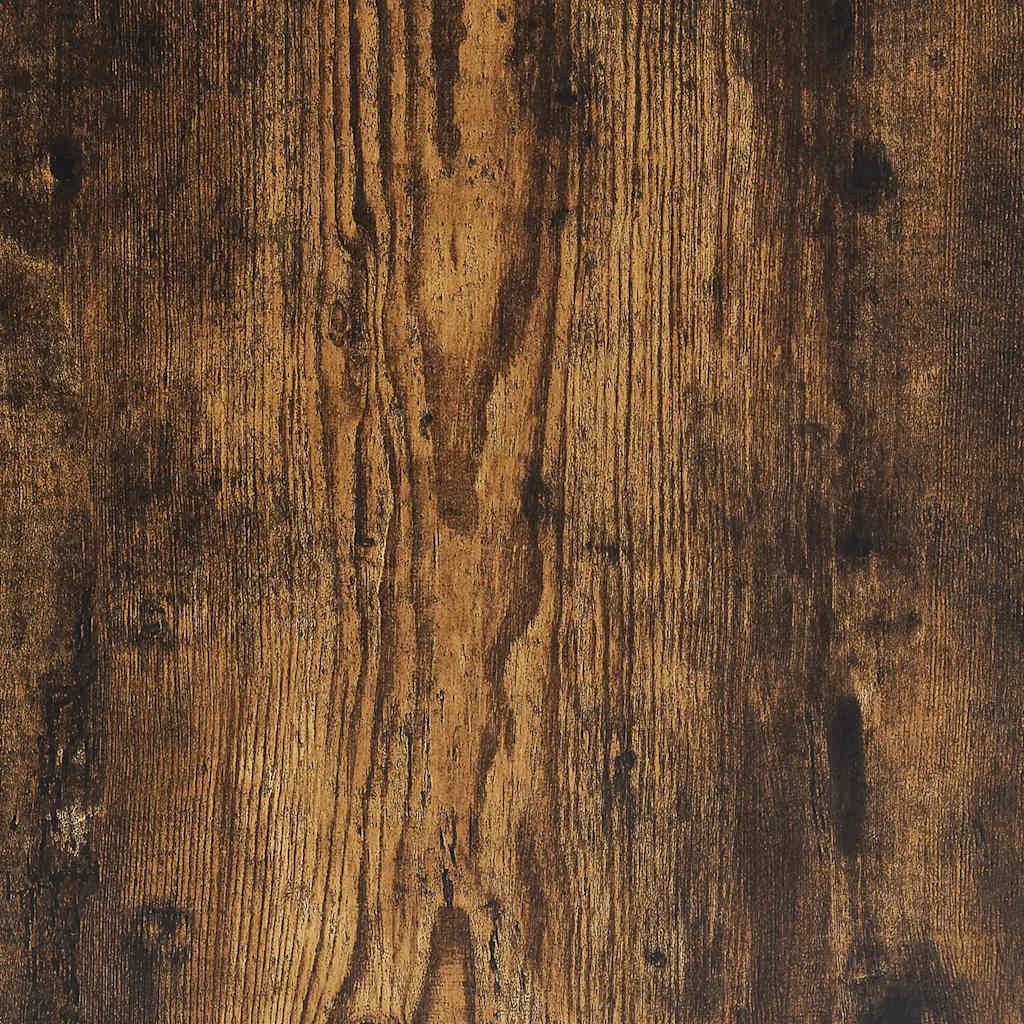 Garage Storage Cabinet Smoked Oak 30x51x85 cm Solid Wood Pine