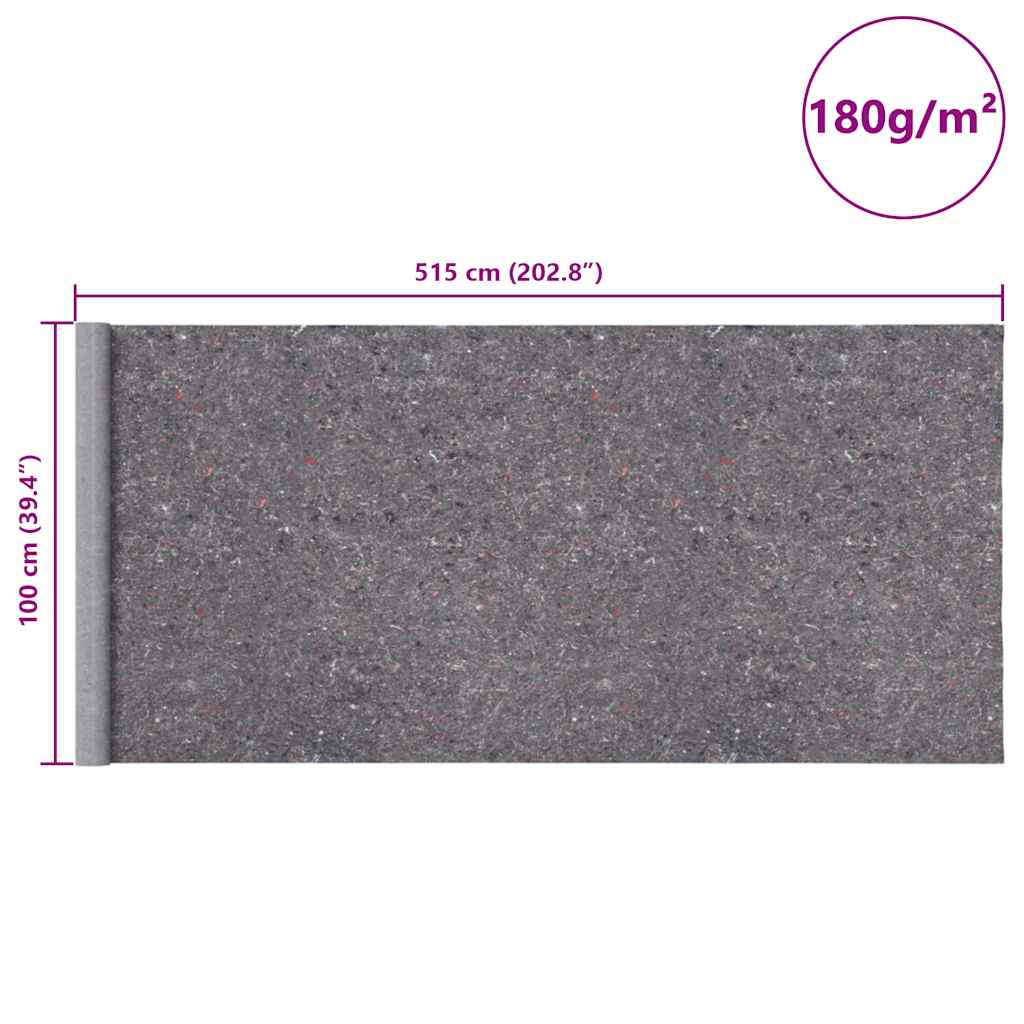 Non-slip Painter Fleece 5 m 180 g/m² Grey