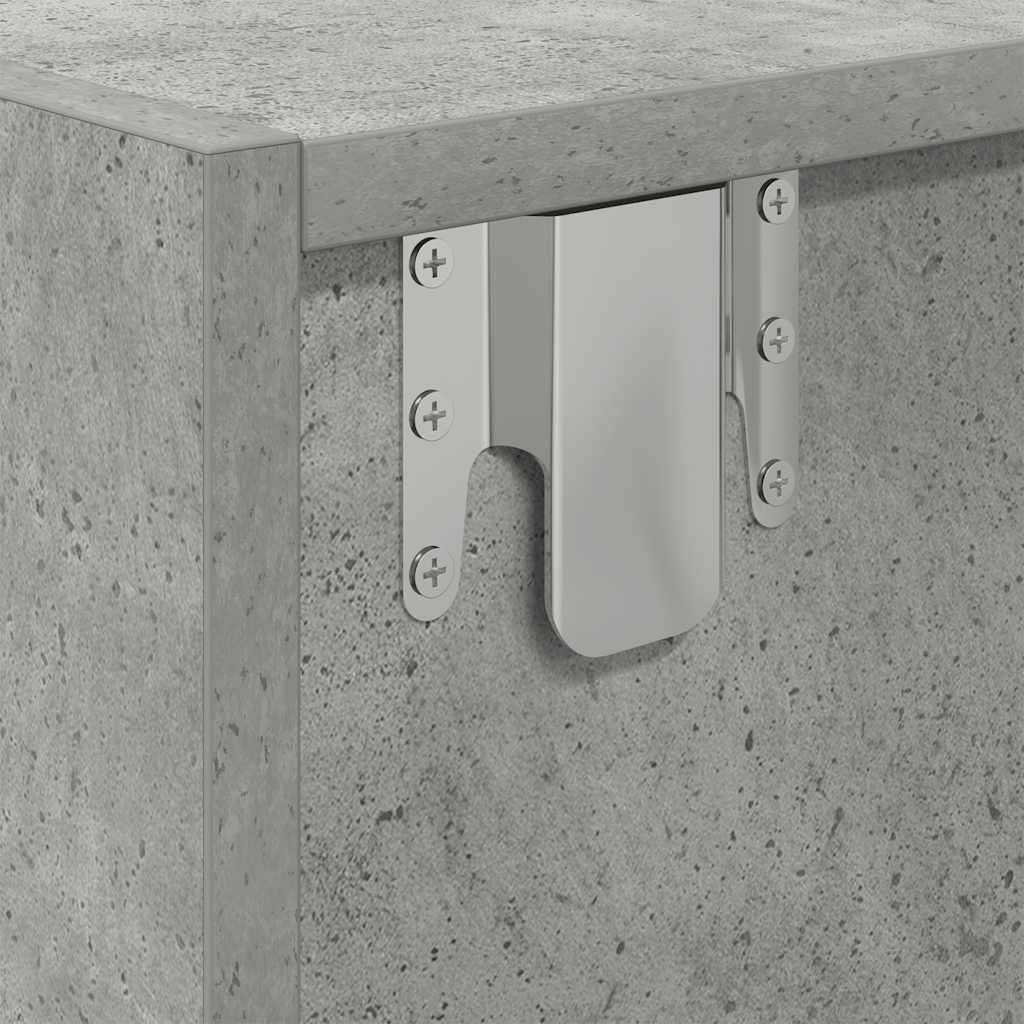 TV Cabinet Concrete Grey 60x31x25,5 cm Engineered Wood