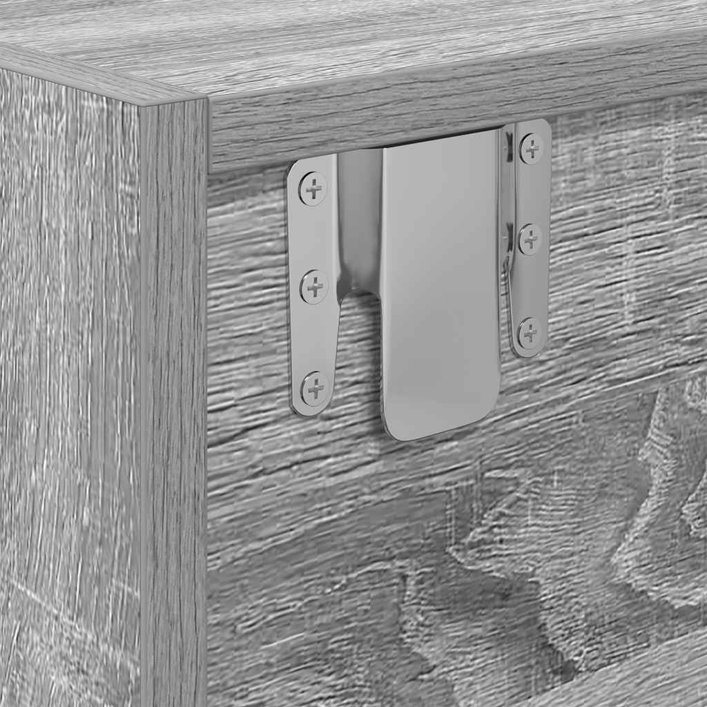 TV Cabinet Grey Sonoma 100x31x25,5 cm Engineered Wood