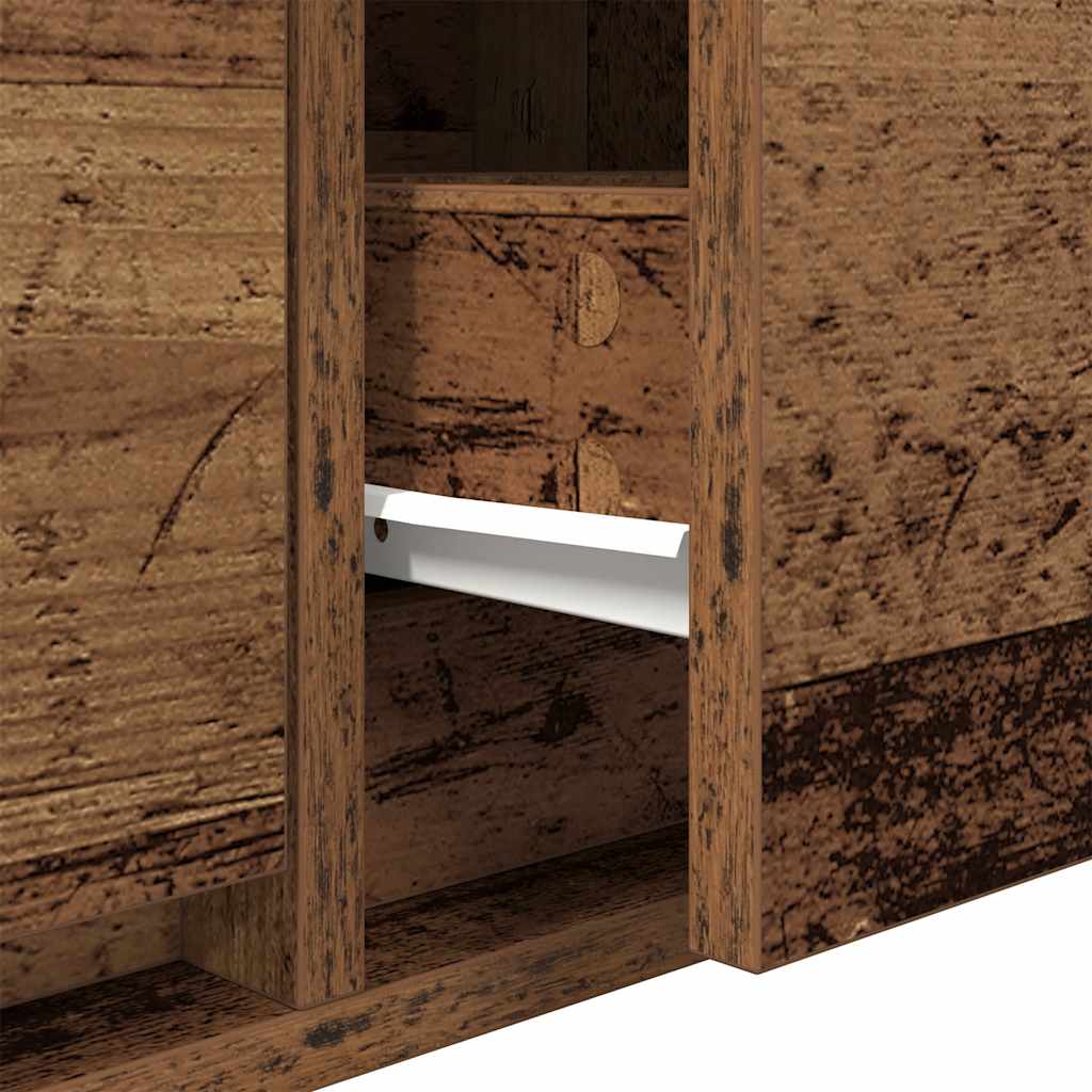 TV Cabinets 2 pcs Old Wood 60x31x25,5 cm Engineered Wood
