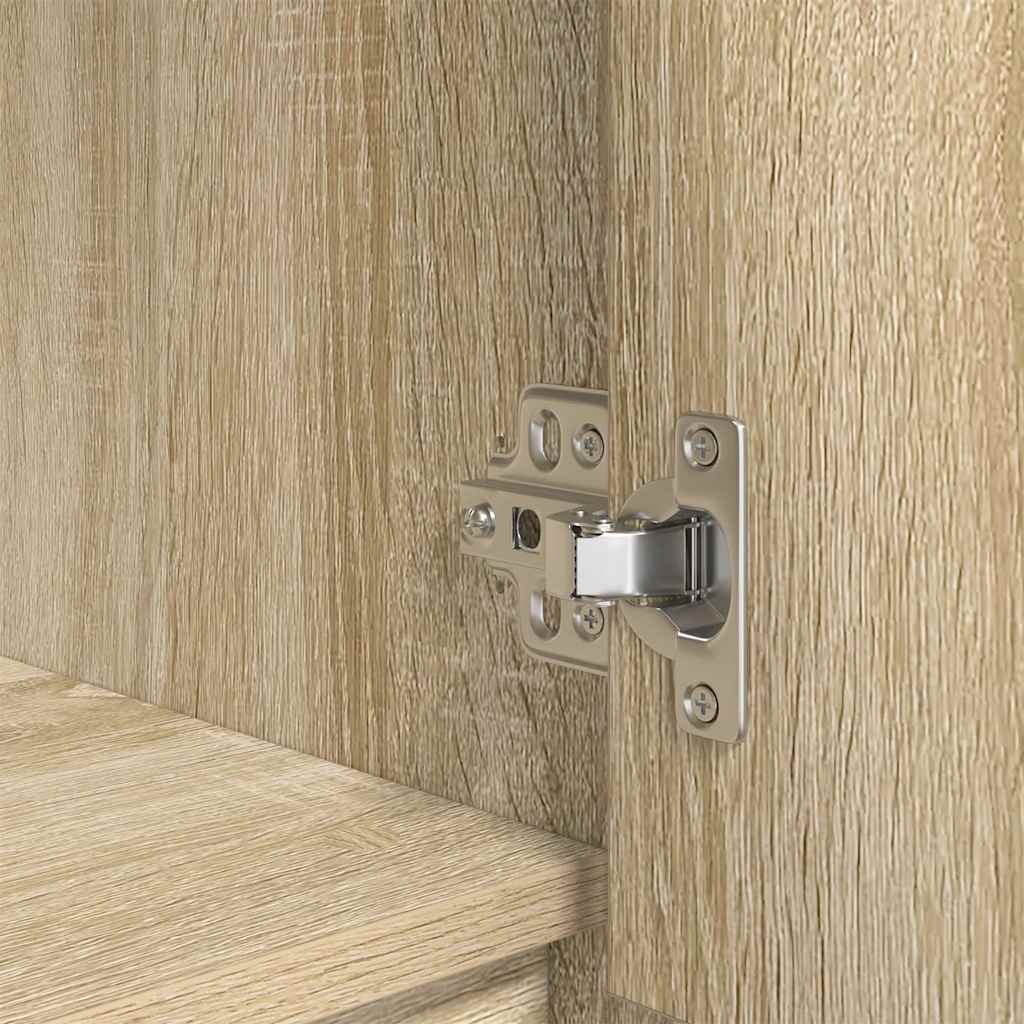 Cabinet with Drawer Sonoma Oak 55,5x34x119,5 cm Engineered Wood