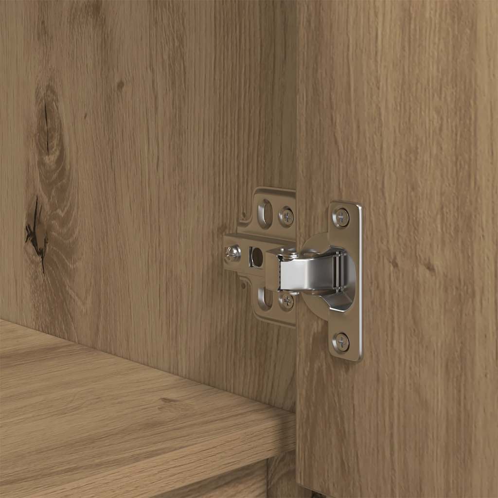 Cabinet with Drawer Artisan Oak 55,5x34x119,5 cm Engineered Wood