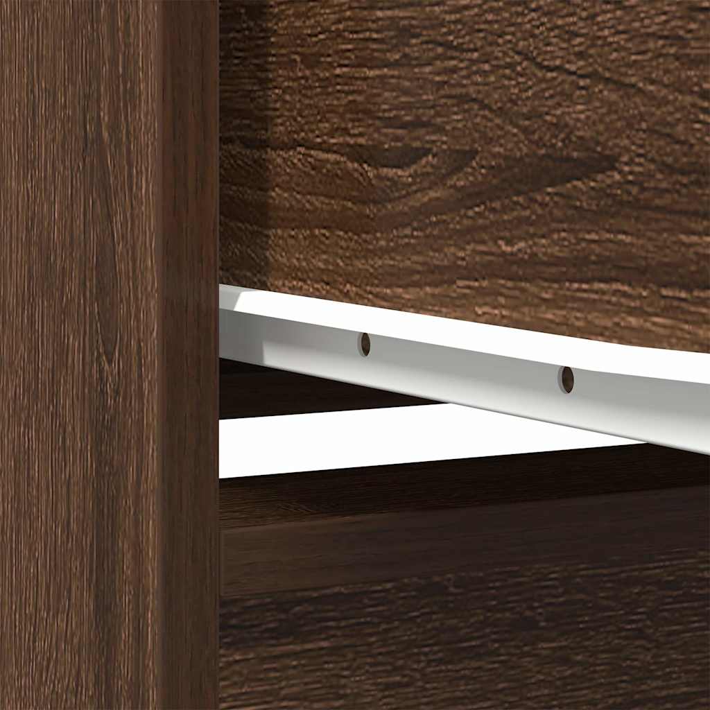 Highboard Brown Oak 29,5x34x119,5 cm Engineered Wood