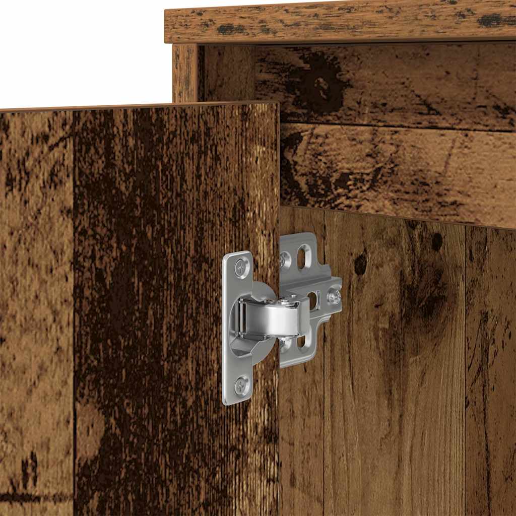 Desk Old Wood 120x42x76 cm Engineered Wood